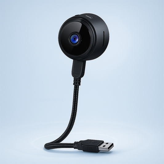 AB SmartEye Mini Wireless WiFi Security Camera | HD 1080p Indoor Video Recorder with Low Light Vision | Portable & Magnetic | Home, Office, and Baby Monitor