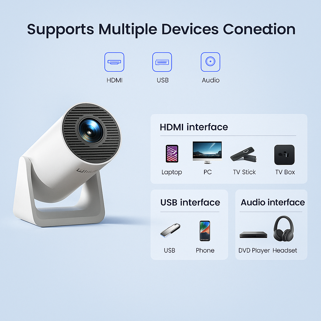 Andriod 5G Wifi Projector 4k